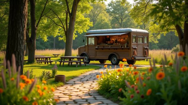 Restauration mobile : intégrer un food truck quand on gère un camping