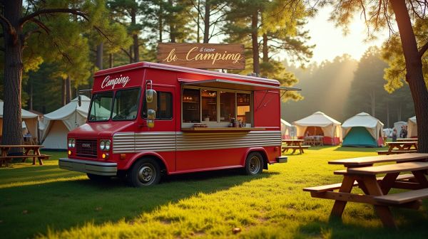 Restauration mobile : intégrer un food truck quand on gère un camping