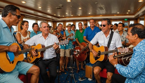 La musique cubaine à bord d'une croisière